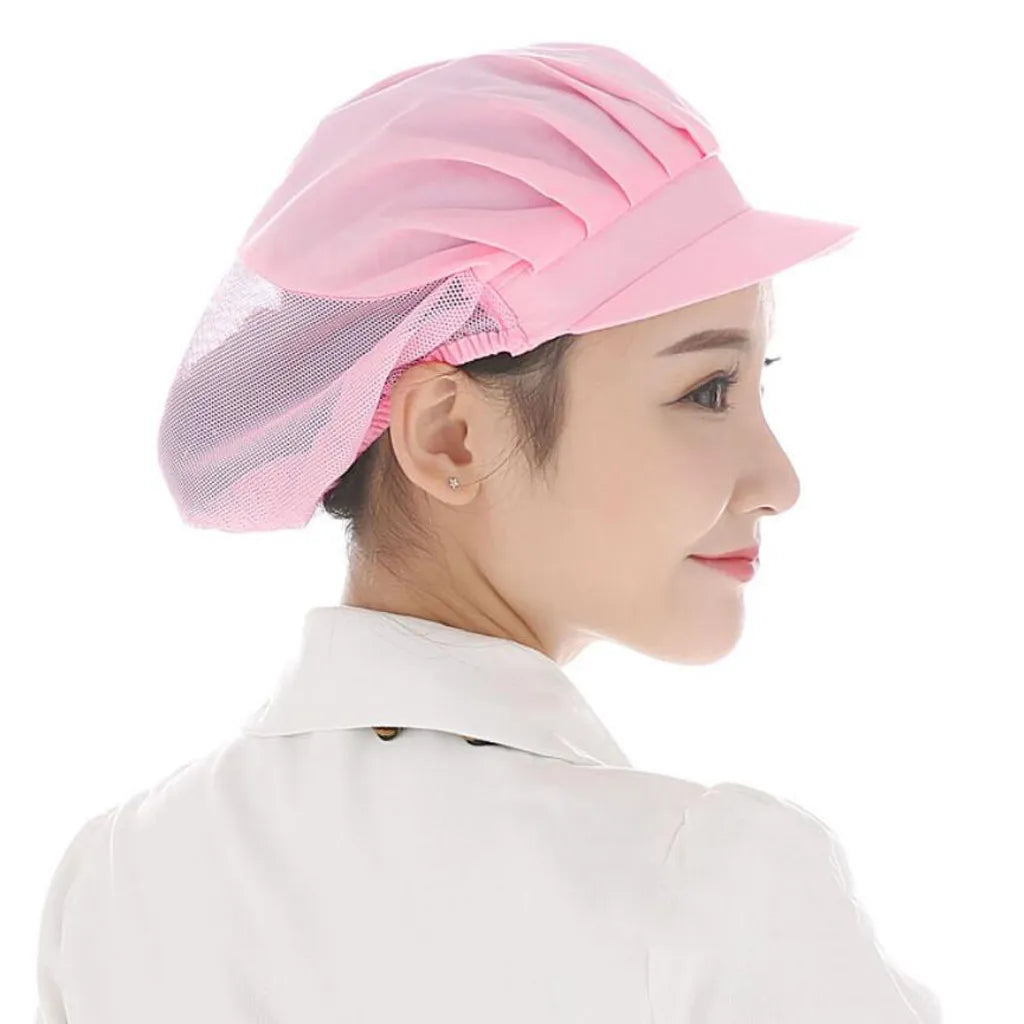 Breathable Mesh   Chef Hat with Adjustable Cap