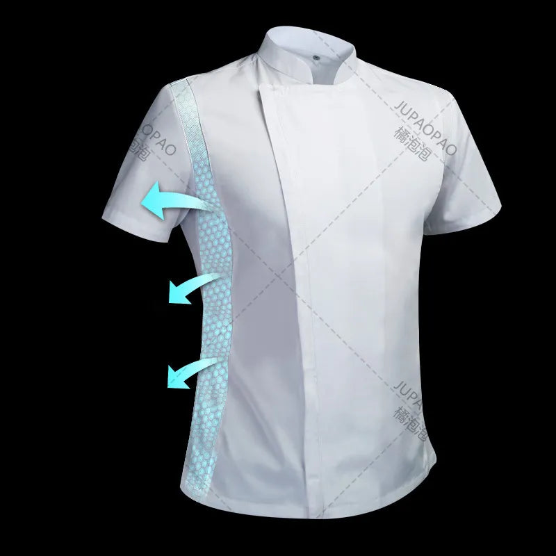 Male Chef's Summer Chef Jacket