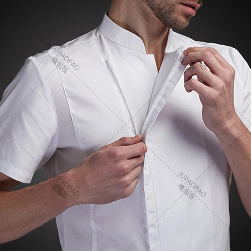 Male Chef's Summer Chef Jacket