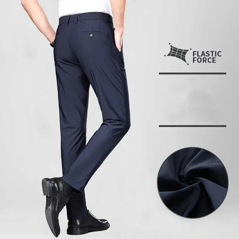 Men's Summer Premium Business Casual Trousers with  Pockets