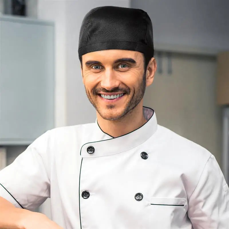 Chef Hat, Work Hat (Black)