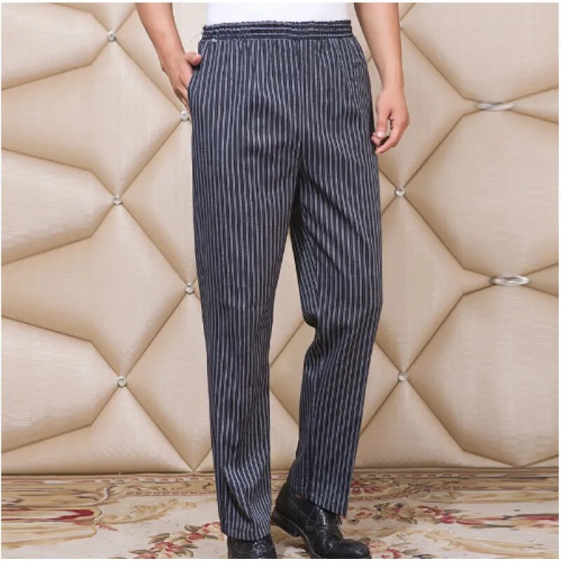 Chef Work Pants plus Full Trousers with an Elasticated Waist