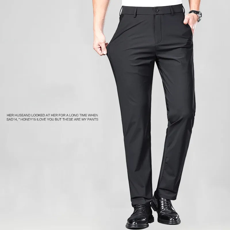 Men's Summer Premium Business Casual Trousers with  Pockets