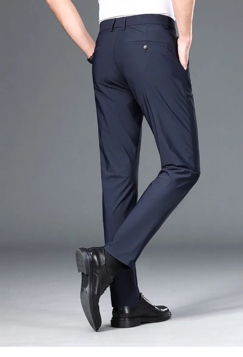 Men's Summer Premium Business Casual Trousers with  Pockets